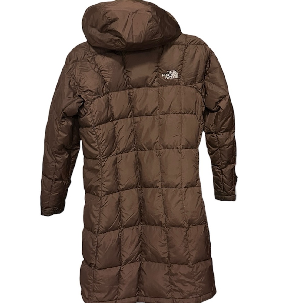The North Face Women’s XS Brown 600 Fill Down Puffer Coat w/ Hood - Picture 2 of 9